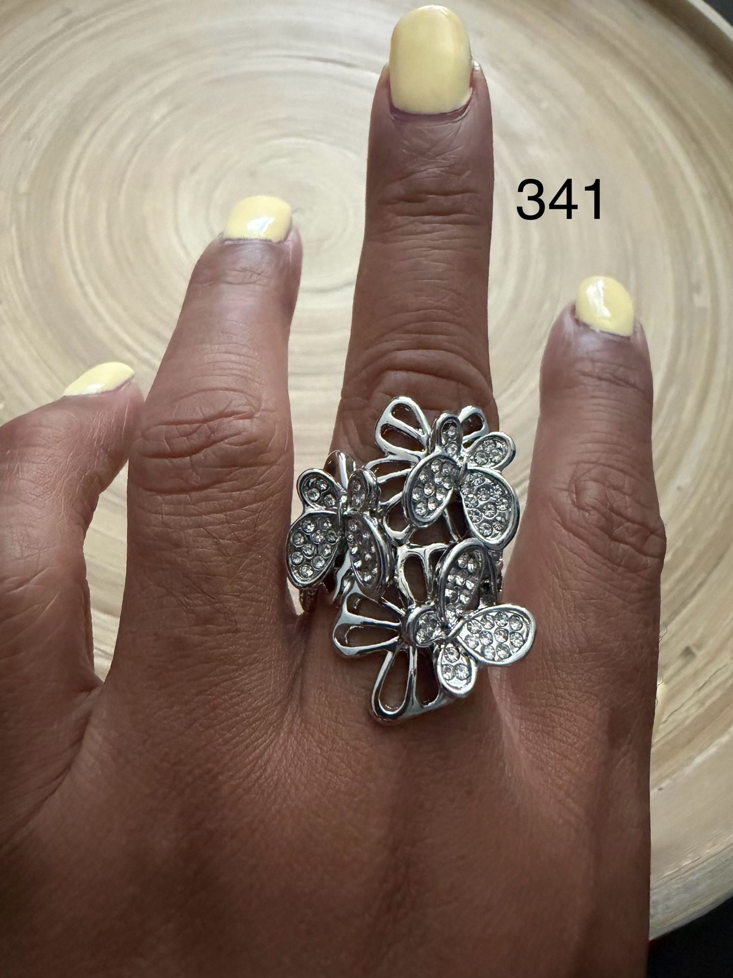 341 Butterfly Statement Ring